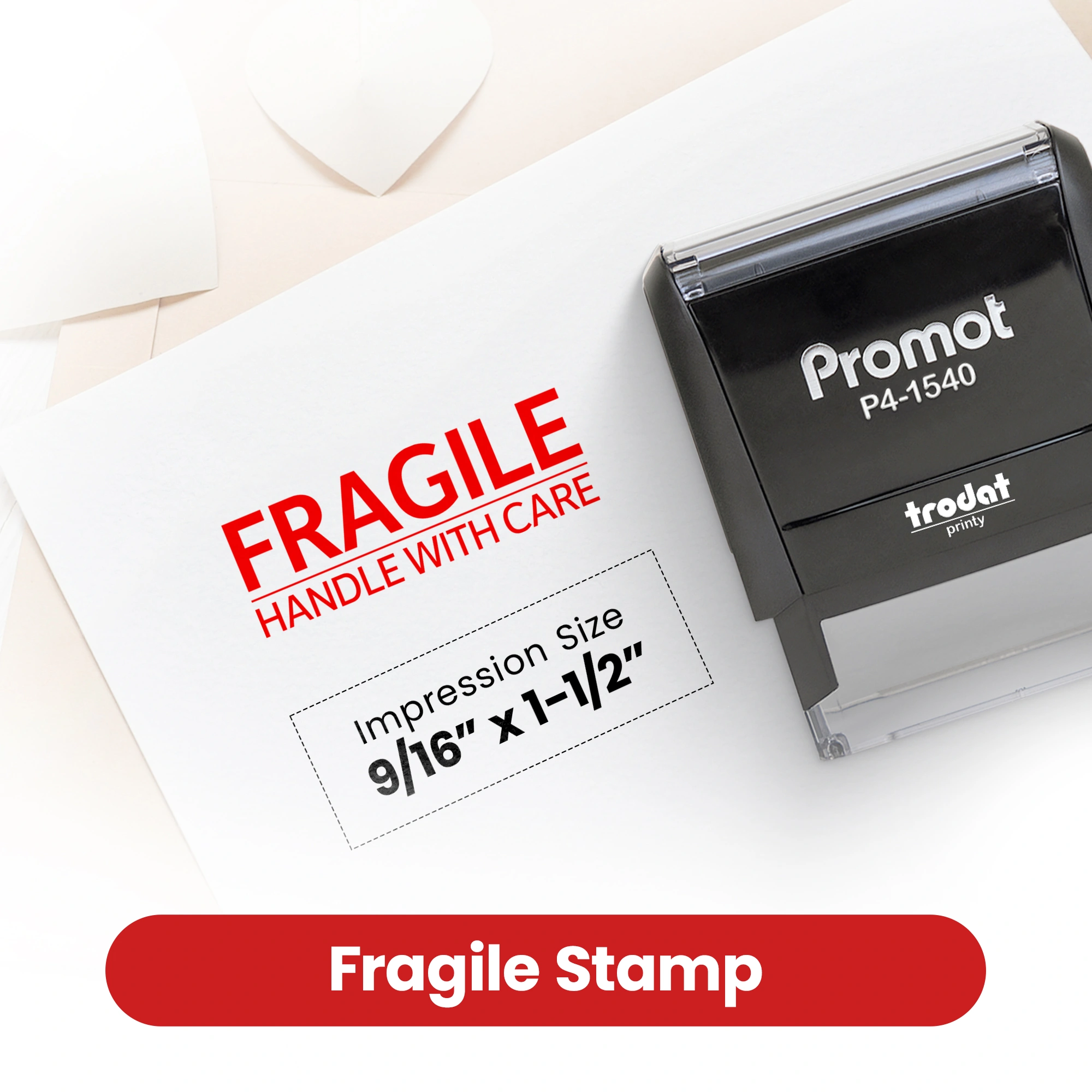 Fragile Handle with Care Stamp (Small)